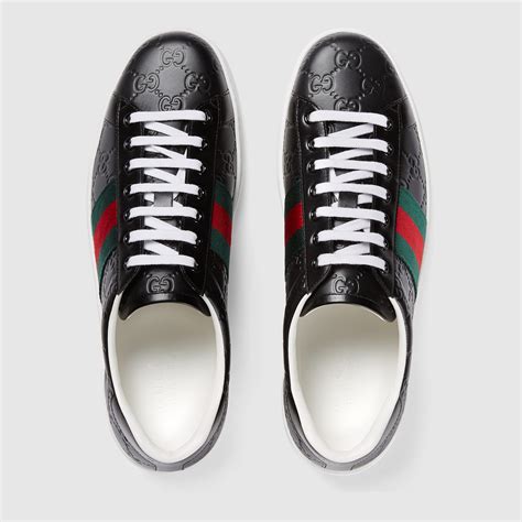 ace gucci signature|gucci ace sneakers sale.